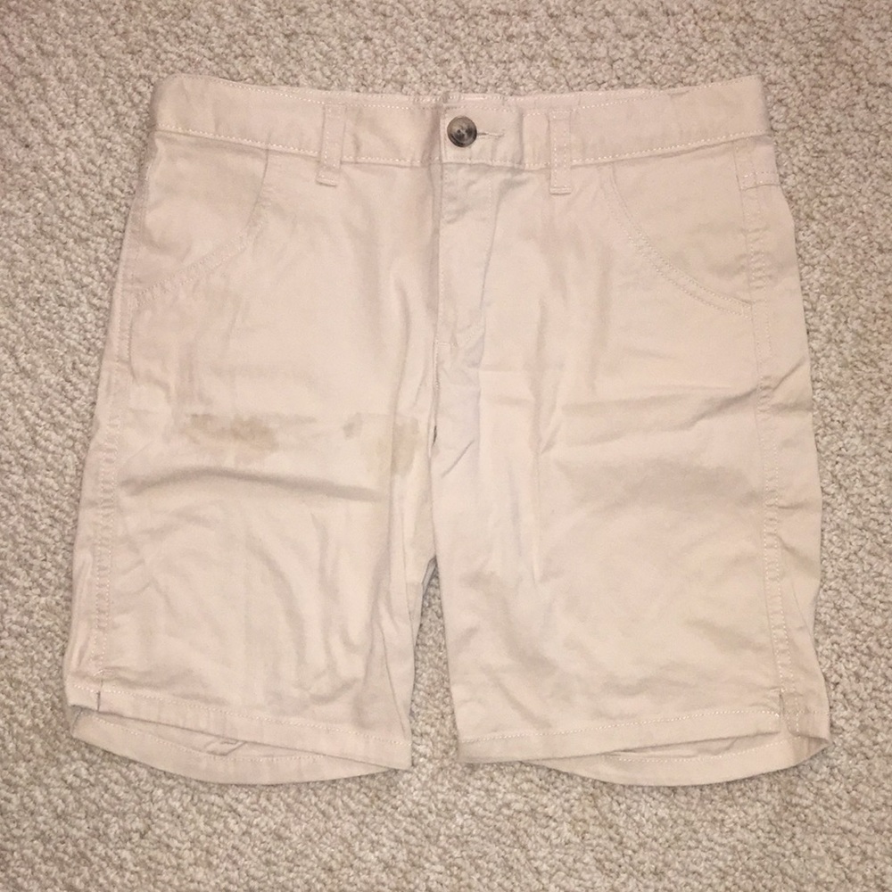 Girls khaki Long shorts